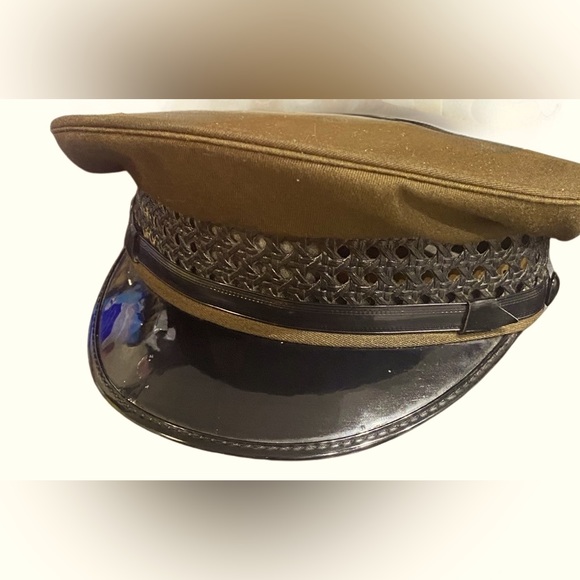 Vintage Lancaster Brand Los Angeles Sheriff Brown Hat 50s? - Picture 1 of 5